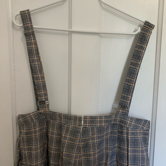 Vintage Plaid Suspender Bell Bottoms - Picture 3 of 6
